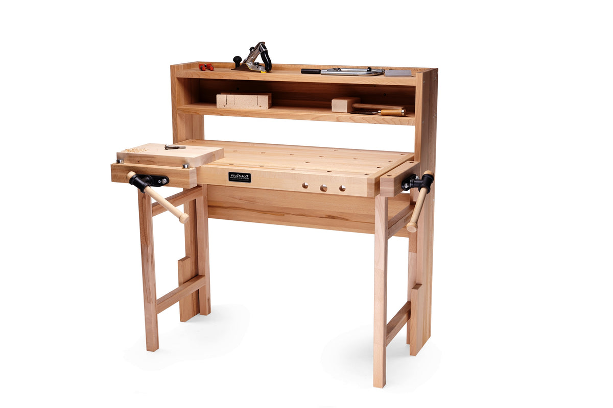 RAMIA folding woodworking bench feature detail